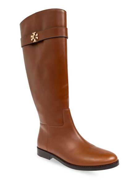 Bocanci Tory Burch Tory Burch T Lock Riding Boot Shoes BROWN Femei (BM 16780664) 4