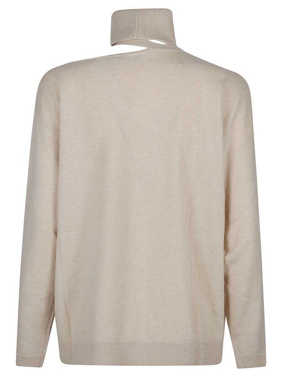 Pulovere FEDERICA TOSI Federica Tosi Sweater WHITE Femei (BM 16781525) 2