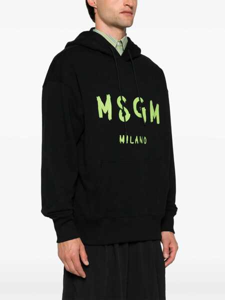 Pulovere MSGM Msgm  Sweatshirt Black Barbati (BM 16781615) 3