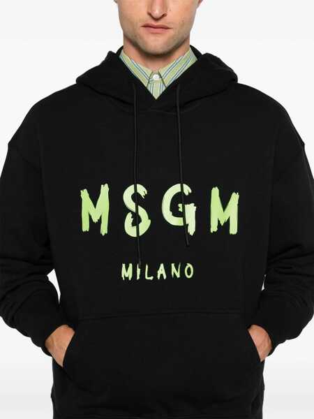 Pulovere MSGM Msgm  Sweatshirt Black Barbati (BM 16781615) 5