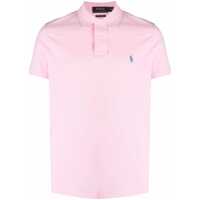 Tricouri Polo Ralph Lauren "Regular Fit" Pink Polo Shirt With Pony Detail On The Front In Cotton Piquet Man