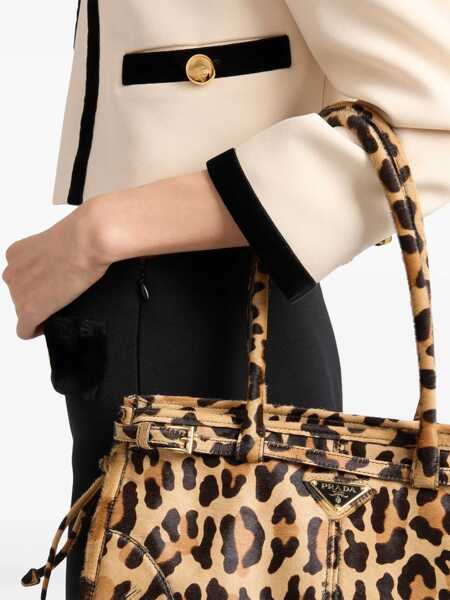 Geci Prada Prada Single-Breasted Jacket Beige Femei (BM 16786598) 5