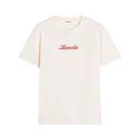 Tricouri Lanvin Bouclette Script Logo T-Shirt Clothing Femei