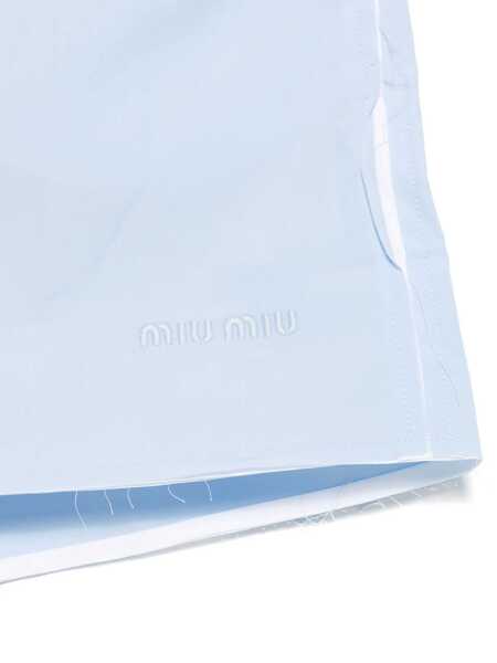 Lenjerie intima Miu Miu Miu Miu Cotton Boxer Shorts Blue Femei (BM 16787321) 3