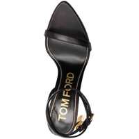 Pantofi Tom Ford Dama - Pantofi cu toc Tom Ford Sandal With Padlock BLACK Femei (BM 16788099) - B-mall.ro