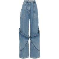 Blugi The Attico Maxi Pocket Jeans Femei