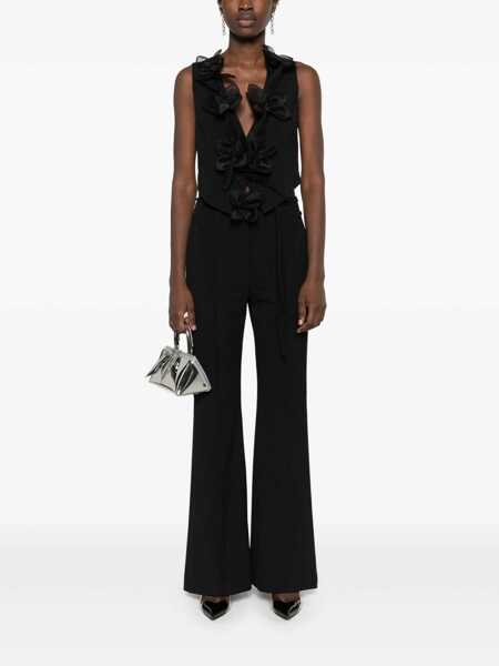 Pantaloni casual ROTATE Birger Christensen Rotate Birger Christensen High Waisted Pant Black Femei (BM 16788743) 2