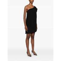 Rochii P.A.R.O.S.H. Dama - Rochii P.A.R.O.S.H. Black One-Shoulder Dress With Neckline In Tech Fabric Woman Black Femei (BM 16789649) - B-mall.ro