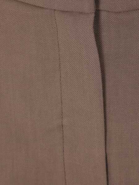 Pantaloni casual Brunello Cucinelli Brunello Cucinelli Wide Leg Pants In Brown BROWN Femei (BM 16790237) 3