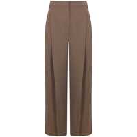 Pantaloni casual Brunello Cucinelli Wide Leg Pants In Brown Femei