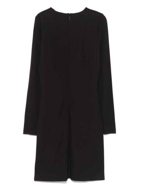 Rochii Michael Kors Michael Kors Jersey Dress With Drop Opening Black Femei (BM 16790309) 2