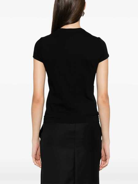 Tricouri Rick Owens Cropped T-Shirt BLACK Femei (BM 16791222) 4
