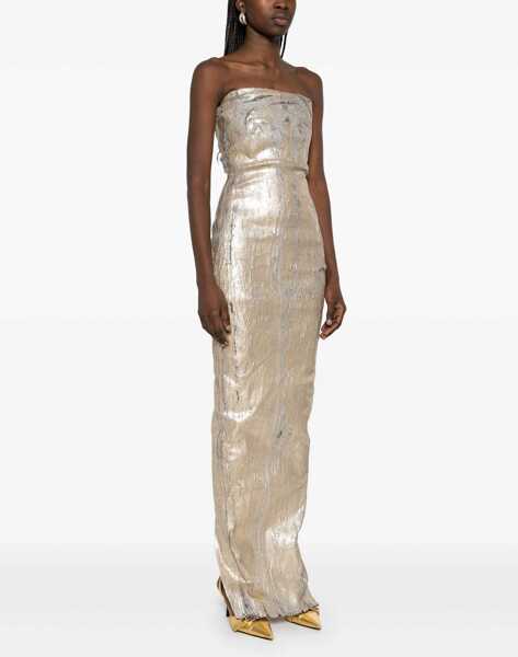 Rochii casual Rick Owens Hollywood Bustier Dress GOLD Femei (BM 16791270) 3