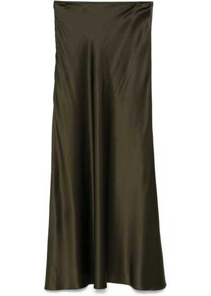 Fuste casual STAUD Odin Skirt GREEN Femei (BM 16791300) 2