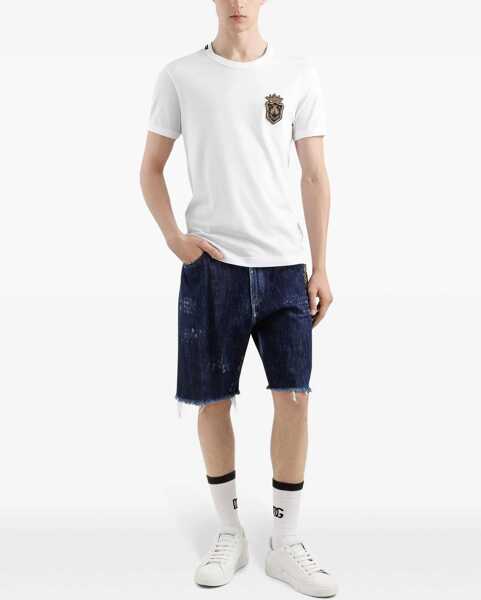 Tricouri Dolce & Gabbana Cotton T-Shirt WHITE Barbati (BM 16791303) 2