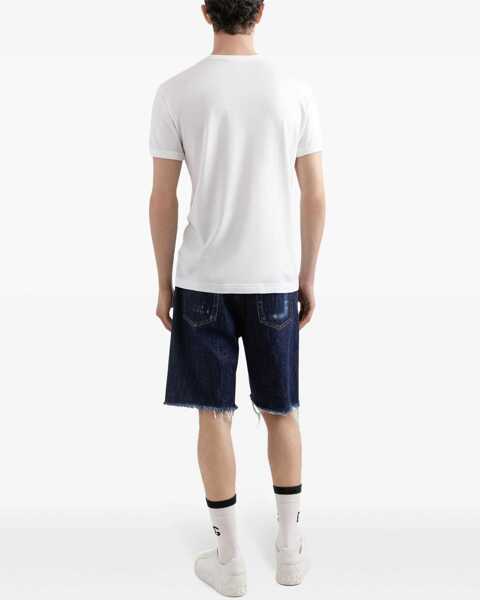 Tricouri Dolce & Gabbana Cotton T-Shirt WHITE Barbati (BM 16791303) 3