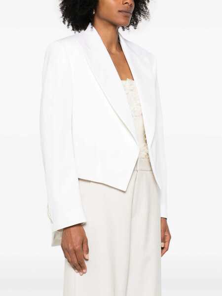 Sacouri Stella McCartney Cropped Blazer WHITE Femei (BM 16791312) 3