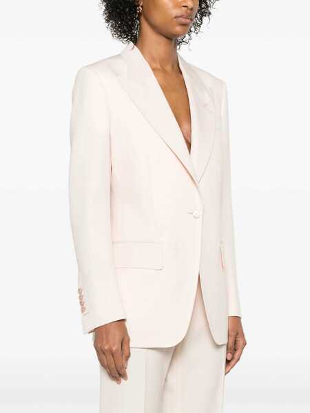 Sacouri office Tom Ford Single Breasted Wool Jacket PINK Femei (BM 16791354) 3