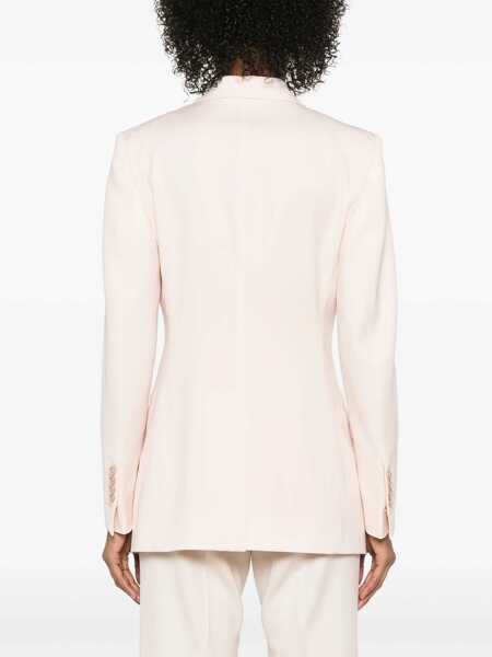 Sacouri office Tom Ford Single Breasted Wool Jacket PINK Femei (BM 16791354) 4
