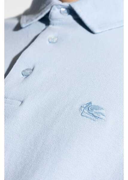 Tricouri Polo ETRO Cotton Polo AZURE Barbati (BM 16791381) 5