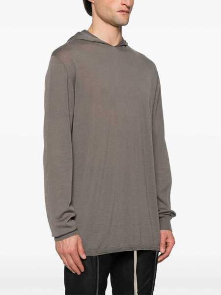 Bluze de trening Rick Owens Wool Sweatshirt GREY Barbati (BM 16791390) 3