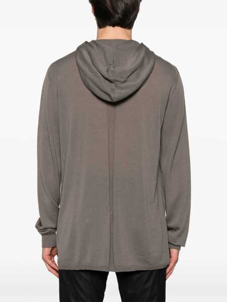 Bluze de trening Rick Owens Wool Sweatshirt GREY Barbati (BM 16791390) 4