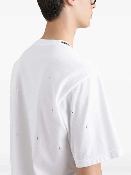 Tricouri Dolce & Gabbana T-Shirt With Wasp Print WHITE Barbati (BM 16791402) 5