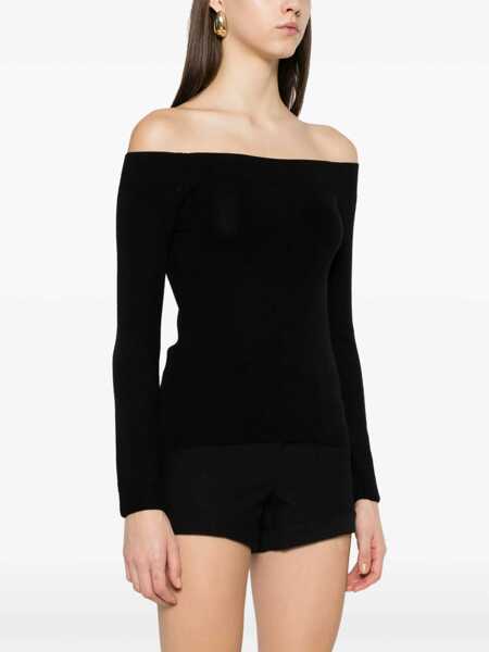 Pulovere casual Tom Ford Off The Shoulder Knit Top BLACK Femei (BM 16791498) 3