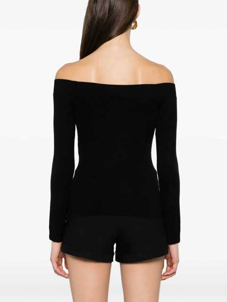 Pulovere casual Tom Ford Off The Shoulder Knit Top BLACK Femei (BM 16791498) 4