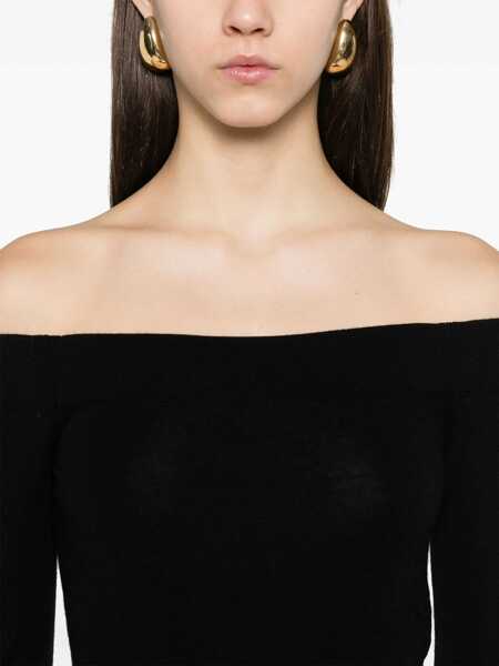 Pulovere casual Tom Ford Off The Shoulder Knit Top BLACK Femei (BM 16791498) 5