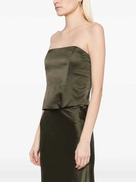 Bluze STAUD Top Brunswick GREEN Femei (BM 16791570) 3