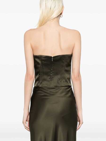 Bluze STAUD Top Brunswick GREEN Femei (BM 16791570) 4