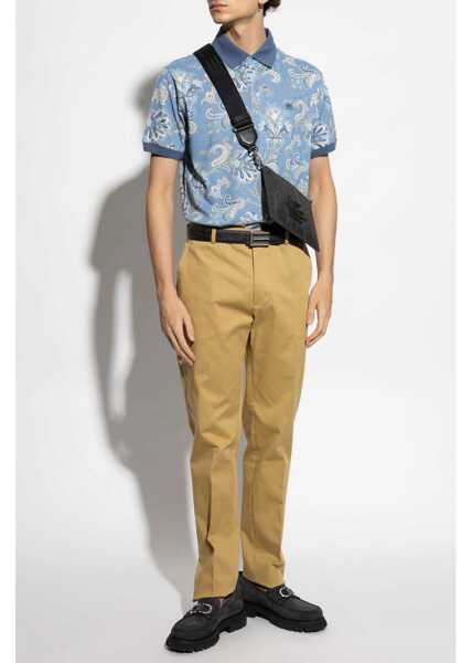 Tricouri Polo ETRO Polo Shirt With Print AZURE Barbati (BM 16791582) 2