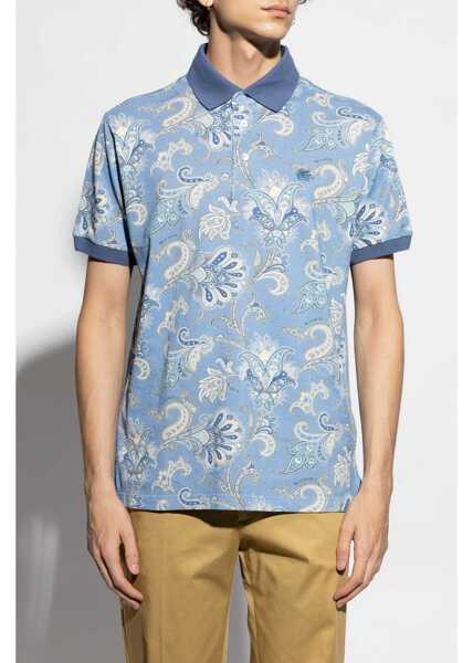 Tricouri Polo ETRO Polo Shirt With Print AZURE Barbati (BM 16791582) 3