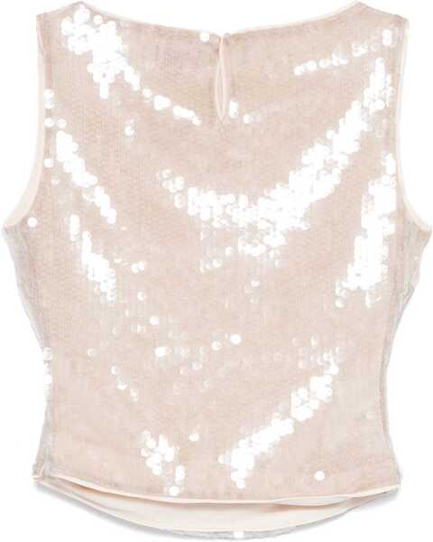 Bluze STAUD Top Eton BEIGE Femei (BM 16791585) 2