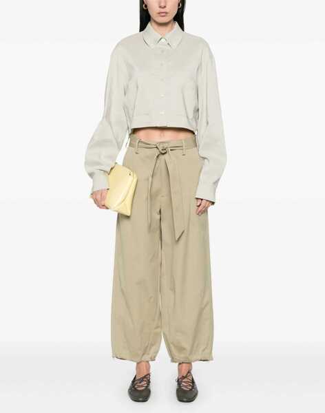 Pantaloni casual ALYSI Belted Pants BEIGE Femei (BM 16791612) 2
