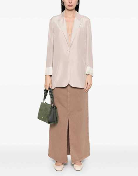 Sacouri ALYSI Silk Blazer POWDER Femei (BM 16791615) 2