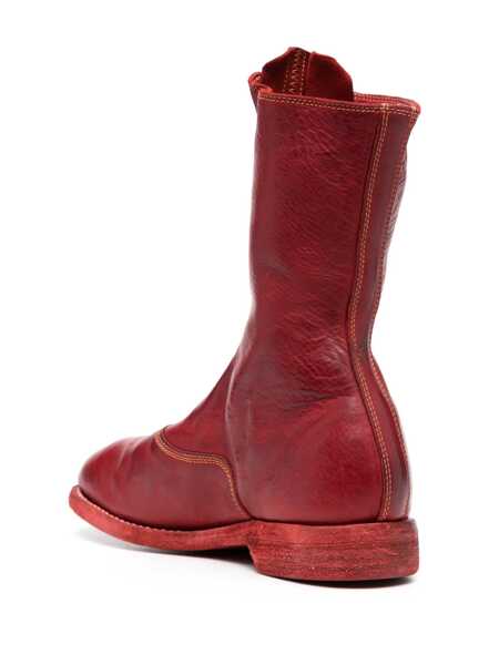 Bocanci GUIDI Guidi Front Zip Boots Shoes RED Femei (BM 16792169) 3