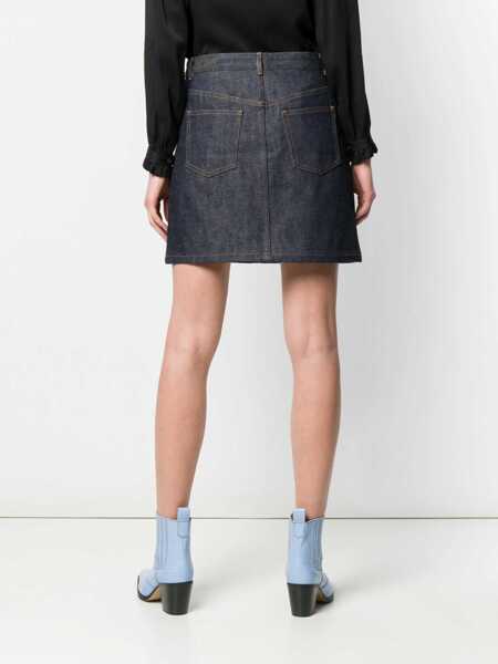 Fuste A.P.C. A.P.C. Skirts BLUE Femei (BM 16792487) 4