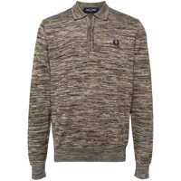 Camasi Fred Perry Space Dye Knitted Long Sleeves Shirt Clothing Barbati