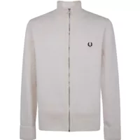 Cardigane Fred Perry Chunky Rib Zip Through Cardigan Clothing Barbati