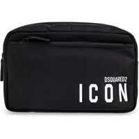 Genti de laptop & serviete DSQUARED2 Rectangular Beauty Case Icon Black