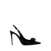 Pantofi cu toc Dolce & Gabbana Satin Slingback Pumps Femei