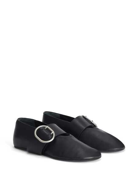 Balerini Jil Sander Jil Sander Buckle Ballet Flats Black Femei (BM 16794356) 2