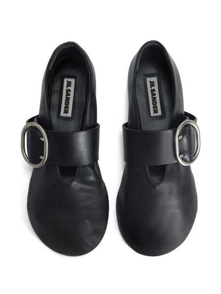 Balerini Jil Sander Jil Sander Buckle Ballet Flats Black Femei (BM 16794356) 4