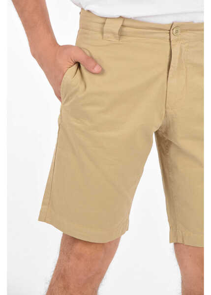 Pantaloni scurti Woolrich 4 Pocket Shorts Beige Barbati (BM 16795293) 3