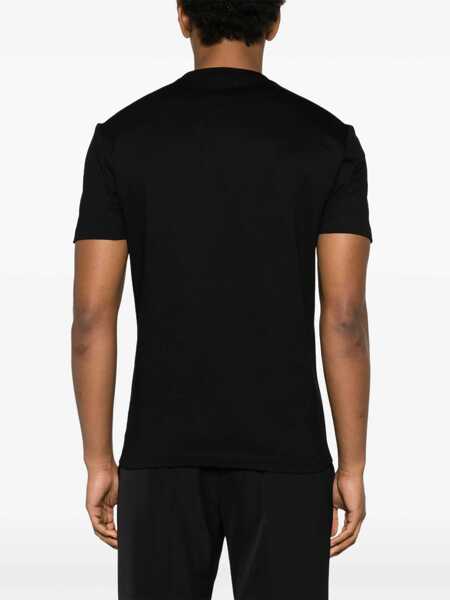 Tricouri Versace Logoed T-Shirt BLACK Barbati (BM 16795299) 4