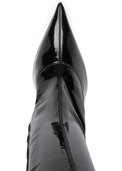 Pantofi cu toc AMINA MUADDI Danielle high Boots BLACK Femei (BM 16795542) 4