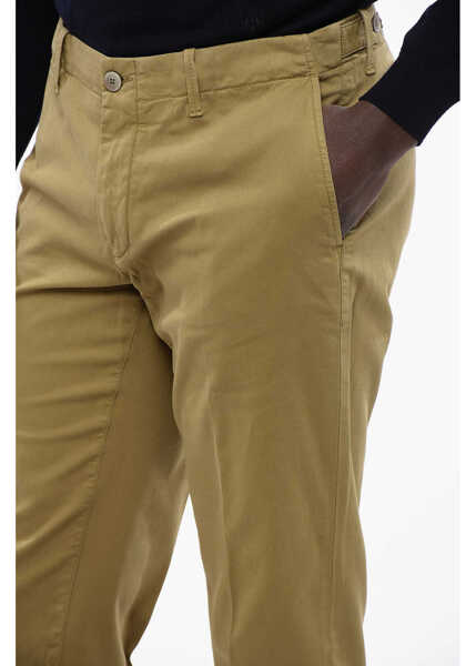 Pantaloni casual CORNELIANI Id Hopsack Cotton Corinto Chinos Pants Green Barbati (BM 16796064) 2