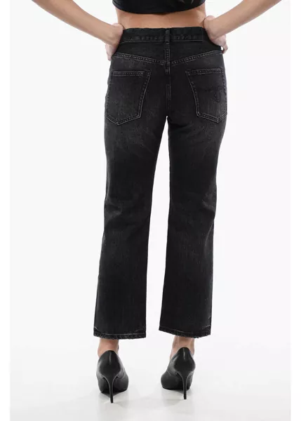 Blugi drepti R13 Dark Washed Romeo Jeans 20Cm Black Femei (BM 16796100) 2